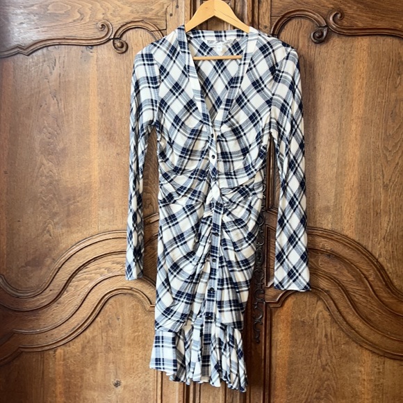 VERONICA BEARD Rowe Dress in Plaid - Picture 8 of 16